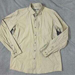 Kuhl Driftr Long Sleeve Button Down Shirt Mens Medium